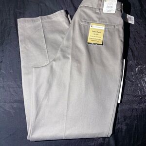2/$20 Croft & Barrow Men's Gray Cotton Twill Pants